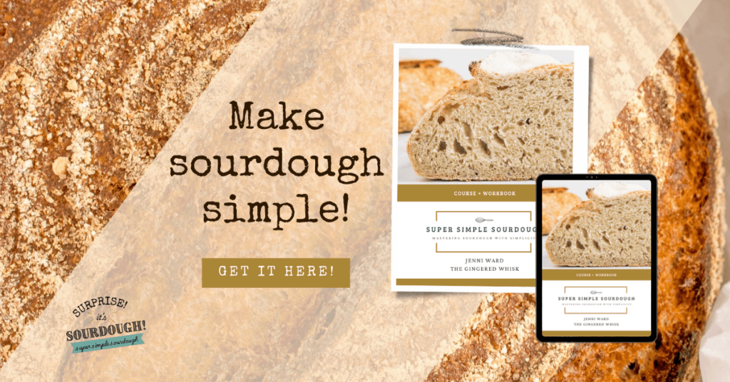 graphic image for sourdough course book
