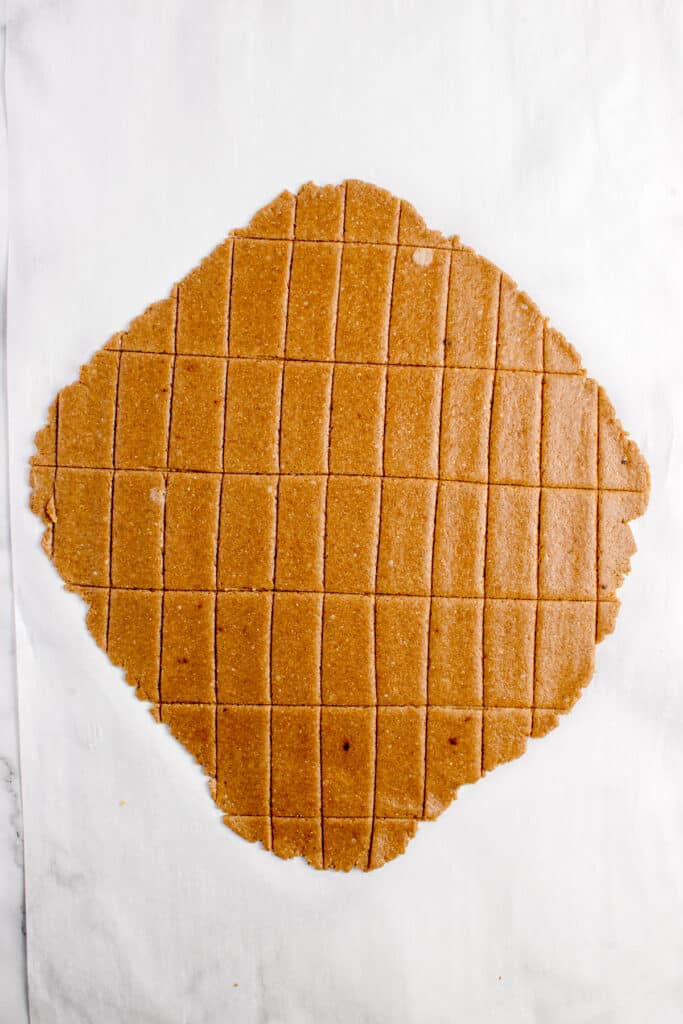 sourdough graham crackers cut into rectangles
